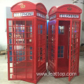 Outdoor Decorative Waterproof London Telephone Booth
